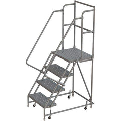 TRI-ARC - Rolling & Wall Mounted Ladders & Platforms Type: Rolling Warehouse Ladder Style: Rolling Platform Ladder - Apex Tool & Supply