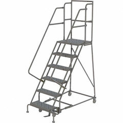 TRI-ARC - Rolling & Wall Mounted Ladders & Platforms Type: Rolling Warehouse Ladder Style: Rolling Platform Ladder - Apex Tool & Supply