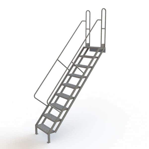TRI-ARC - Rolling & Wall Mounted Ladders & Platforms Type: Stairway Slope Ladder Style: Stair Unit - Apex Tool & Supply