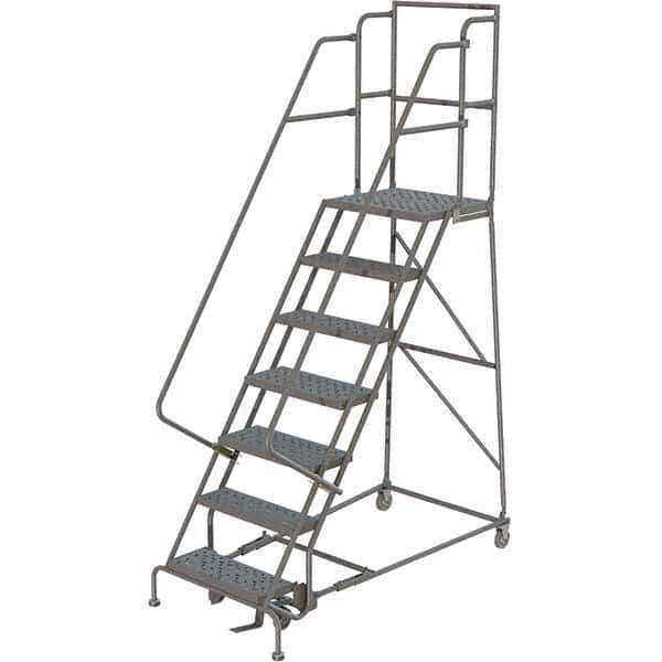 TRI-ARC - Rolling & Wall Mounted Ladders & Platforms Type: Rolling Warehouse Ladder Style: Rolling Platform Ladder - Apex Tool & Supply