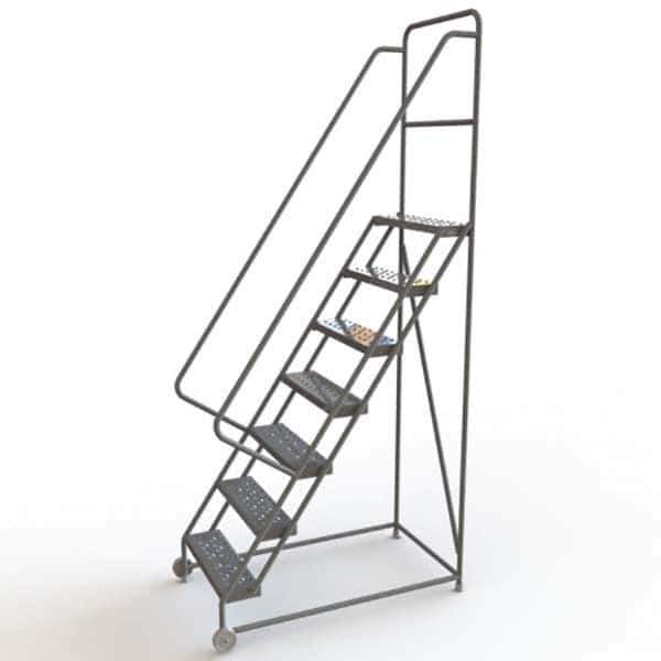 TRI-ARC - Rolling & Wall Mounted Ladders & Platforms Type: TiltNRoll Rolling Ladder Style: Tilt & Roll Safety Ladder - Apex Tool & Supply