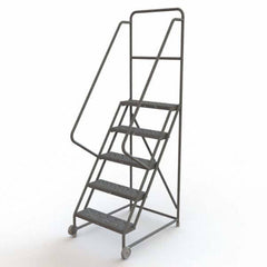 TRI-ARC - Rolling & Wall Mounted Ladders & Platforms Type: TiltNRoll Rolling Ladder Style: Tilt & Roll Safety Ladder - Apex Tool & Supply
