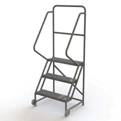 TRI-ARC - Rolling & Wall Mounted Ladders & Platforms Type: TiltNRoll Rolling Ladder Style: Tilt & Roll Safety Ladder - Apex Tool & Supply