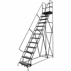 TRI-ARC - Rolling & Wall Mounted Ladders & Platforms Type: Rolling Warehouse Ladder Style: Rolling Platform Ladder - Apex Tool & Supply