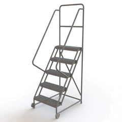 TRI-ARC - Rolling & Wall Mounted Ladders & Platforms Type: TiltNRoll Rolling Ladder Style: Tilt & Roll Safety Ladder - Apex Tool & Supply