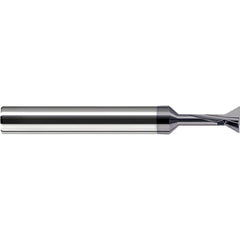 Harvey Tool - 60° 3/32" Cut Diam, 0.045" Cut Width, Solid Carbide Dovetail Cutter - Exact Industrial Supply