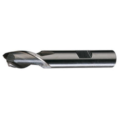 ‎5/8″ × 1/2″ × 1-1/8″ × 3-3/8″ RHS / RHC HSS HSS Single End 2-Flute Center Cutting End Mill - Bright - Exact Industrial Supply