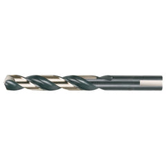 11/32 RHS / RHC HSS 135 Degree Split Point Heavy Duty Jobber Length Drill - Black & Gold - Exact Industrial Supply