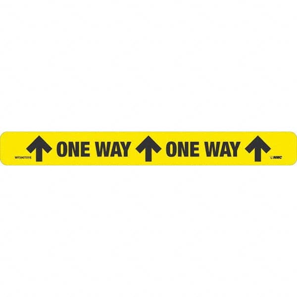 NMC - "One Way" Adhesive-Backed Floor Sign - Apex Tool & Supply