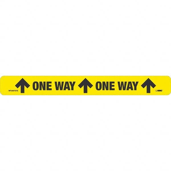 NMC - "One Way" Adhesive-Backed Floor Sign - Apex Tool & Supply