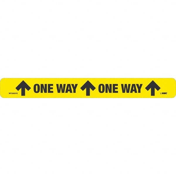 NMC - "One Way" Adhesive-Backed Floor Sign - Apex Tool & Supply