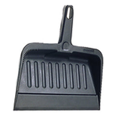 Heavy-Duty Dust Pan - Plastic construction. 8 1/4″ W × 12 1/4″ L × 2 5/8″ D - Apex Tool & Supply