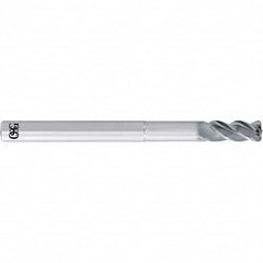 OSG - 1" Diam 4 Flute Solid Carbide 0.125" Corner Radius End Mill - Apex Tool & Supply