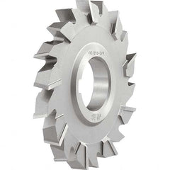 Keo - 4" Diam x 7/16" Face Width Staggered Tooth Side Milling Cutter - Apex Tool & Supply