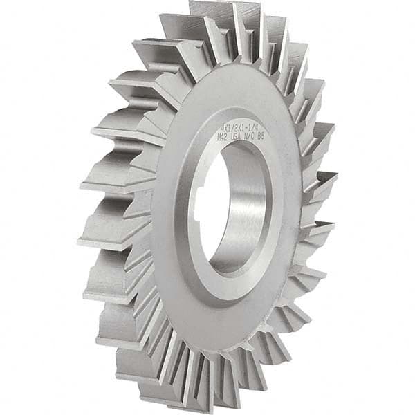 Keo - 5" Diam x 15/16" Face Width Straight Tooth Side Milling Cutter - Apex Tool & Supply