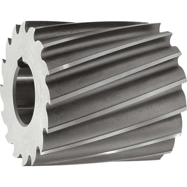 Keo - 3" Cut Diam x 3/8" Cut Width High Speed Steel Plain Milling Cutter - Apex Tool & Supply