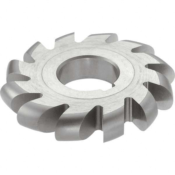 Keo - 1/2" Radius, 1" Circle Diam, 4-1/4" Cutter Diam, Arbor Connection, Convex Radius Cutter - Apex Tool & Supply