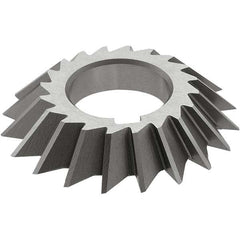 Keo - 5 x 1" 60° 20-Tooth High Speed Steel Single-Angle Cutter - Apex Tool & Supply
