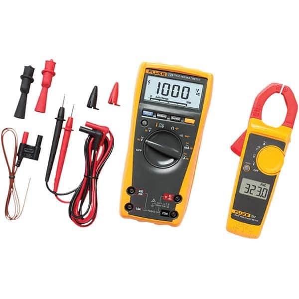 Fluke - Multimeters Multimeter Type: Digital; Digital Clamp Measures: Capacitance; Current; Frequency; Resistance; Temperature; Voltage - Apex Tool & Supply
