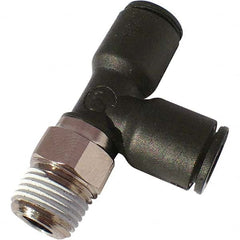 Legris - Plastic Push-To-Connect Tube Fittings Type: Male Run Tee Tube Outside Diameter (Inch): 3/16 - Apex Tool & Supply