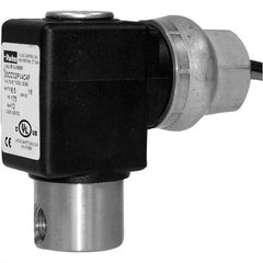 Parker - 24 VDC 1/8" NPT Port Stainless Steel Two-Way Direct Acting Solenoid Valve - Apex Tool & Supply