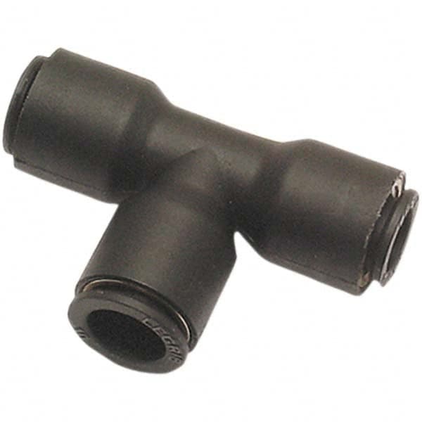 Legris - Plastic Push-To-Connect Tube Fittings Type: Union Tee Tube Outside Diameter (mm): 8 x 10 - Apex Tool & Supply