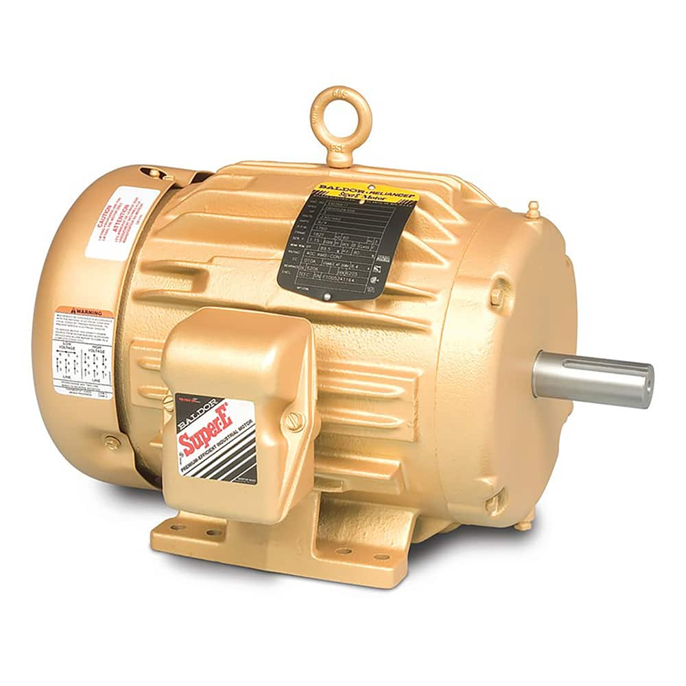 Baldor Reliance - Industrial Electric AC/DC Motors; Motor Type: Three Phase ; Type of Enclosure: TEFC ; Horsepower: 40 ; Thermal Protection Rating: None ; Name Plate RPMs: 1800 ; Voltage: 208-230/460 - Exact Industrial Supply