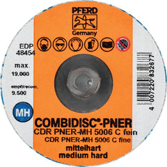 PFERD - Quick Change Discs; Disc Diameter (Inch): 2 ; Attaching System: Quick Change Type CDR ; Abrasive Type: Non-Woven ; Abrasive Material: Silicon Carbide ; Grade: Fine ; Backing Material: Cloth - Exact Industrial Supply