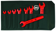 Insulated Open End Inch Wrench 8 Piece Set Includes: 5/16" - 3/4" In Canvas Pouch - Apex Tool & Supply