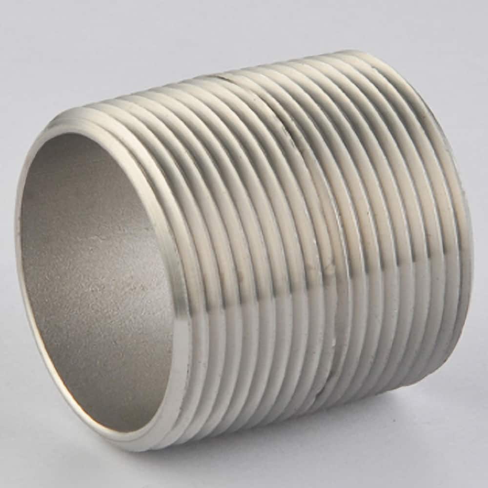 Guardian Worldwide - Stainless Steel Pipe Nipples & Pipe; Style: Threaded ; Pipe Size: 1-1/4 (Inch); Length (Inch): 1-5/8 ; Material Grade: 304/304L ; Schedule: 80 - Exact Industrial Supply