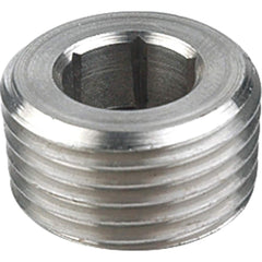 Guardian Worldwide - Stainless Steel Pipe Fittings; Type: Hexagon Socket Plug ; Fitting Size: 1-1/2 ; End Connections: MNPT ; Material Grade: 304 ; Pressure Rating (psi): 150 ; Length (Inch): 0.86 - Exact Industrial Supply