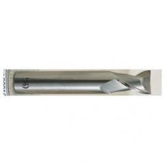 1/4 Dia. x 2-1/2 Overall Length 2-Flute Square End Solid Carbide SE End Mill-Round Shank-Center Cutting-Uncoated - Apex Tool & Supply