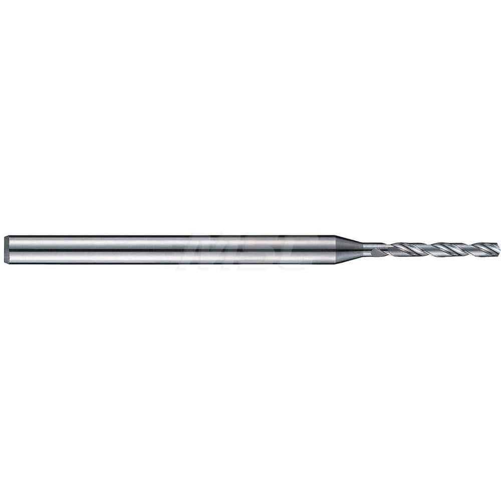 Micro Drill Bit: 0.0965″ Dia, 140 °, Solid Carbide Bright/Uncoated, RH Cut, Helical Flute, Series 6200 HP