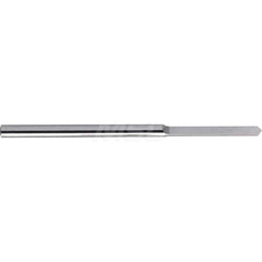 Gun Drill Bits; DrillType: Half-Round Single Lip Gun Drill; Drill Size (Inch): 0.0374; Drill Size (Metric): 0.950; Drill/Shank Material: Solid Carbide; Flute Length (Metric): 9.50; Depth of Cut (Metric): 9.50; Number of Flutes: 1; Coolant Hole Configurati