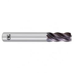 7/16 x 7/16 x 1 x 2-3/4 4Fl .030 C/R Carbide End Mill - EXO - Apex Tool & Supply