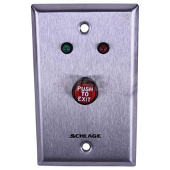 Pushbutton Switches; Switch Type: Push Button; Pushbutton Type: Mushroom Head; Pushbutton Shape: Round; Pushbutton Color: Red; Operator Illumination: Illuminated; Amperage (mA): 3; Voltage: 12-24; Contact Form: SPDT; Amperage: 3