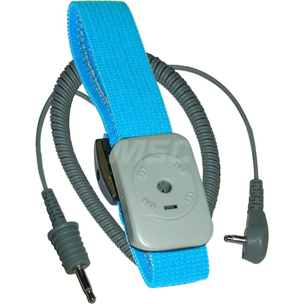 Grounding Wrist Straps; Size: Adjustable; Attachment Method: Snap Lock; Disposable or Reusable: No; Material: Fabric; Grounding Cord Included: Yes; Cord Length: 10; Resistor: Yes; Disposable: No