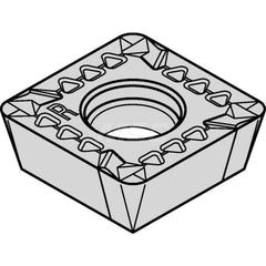 Milling Insert:  SDET120416SNGB2,  KCK20B,  Solid Carbide N/A Finish,  0.5000″ OAW
