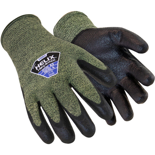 Helix HPPE and Fiberglass Knit with Foam Nitrile Palm Dip Size XS