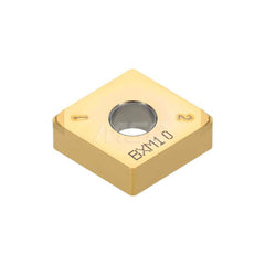 Turning Insert:  2QP-CNGM433HP BXA10,  Polycrystalline Cubic Boron Nitride TiAlN & TiCN Finish,  Neutral,  1/2″ Inscribed Circle,  0.0470″ Corner Radius,  80.0 &deg N/A Diamond,  Series  CNGM