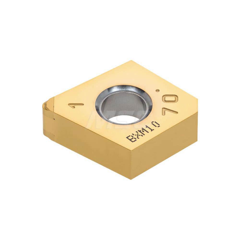 Turning Insert:  2QP-GNGG431HP BXA20,  Polycrystalline Cubic Boron Nitride Coated Finish,  Neutral,  1/2″ Inscribed Circle,  0.0160″ Corner Radius,  70.0 &deg N/A Diamond,  Series  GNGG