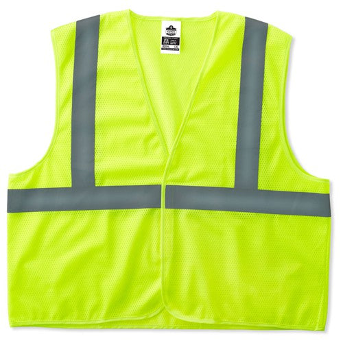 8205HL XS Lime Super Econ Mesh Vest Type R Class 2 - Apex Tool & Supply