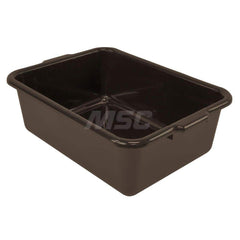 Cans, Pails & Tubs; Product Type: Tub; Volume Capacity Range: 0 - 11.3 gal; Body Material: Polypropylene; Volume Capacity: 11.3; Opening Type: Open Head; Color: Brown; Product Type: Tub; Material: Polypropylene; Volume Capacity (Gal.): 11.3; Color: Brown