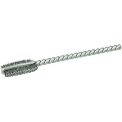 1/4″ Power Tube Brush, .005″ Stainless Steel Wire Fill, 9/16″ Brush Length - Apex Tool & Supply