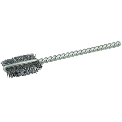 3/8″ Power Tube Brush, .005″ Stainless Steel Wire Fill, 9/16″ Brush Length - Apex Tool & Supply