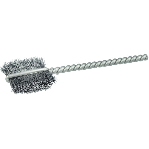 1/2″ Power Tube Brush, .005″ Stainless Steel Wire Fill, 9/16″ Brush Length - Apex Tool & Supply