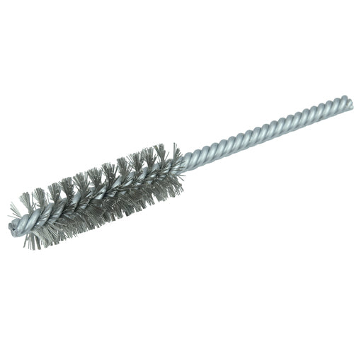 5/8″ Power Tube Brush, .005″ Stainless Steel Wire Fill, 2″ Brush Length - Apex Tool & Supply