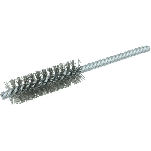 3/4″ Power Tube Brush, .0104″ Stainless Steel Wire Fill, 2-1/2″ Brush Length - Apex Tool & Supply