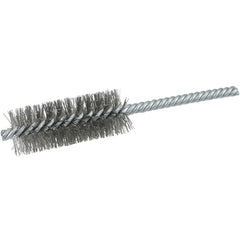 1″ Power Tube Brush, .0104″ Stainless Steel Wire Fill, 2-1/2″ Brush Length - Apex Tool & Supply
