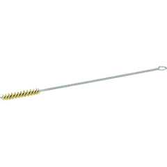 3/8″ Hand Tube Brush-0.004″ Brass, 2 Brush Length - Non-Sparking Wire Wheel - Apex Tool & Supply